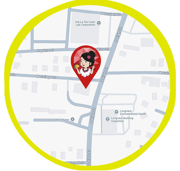 Longview location map